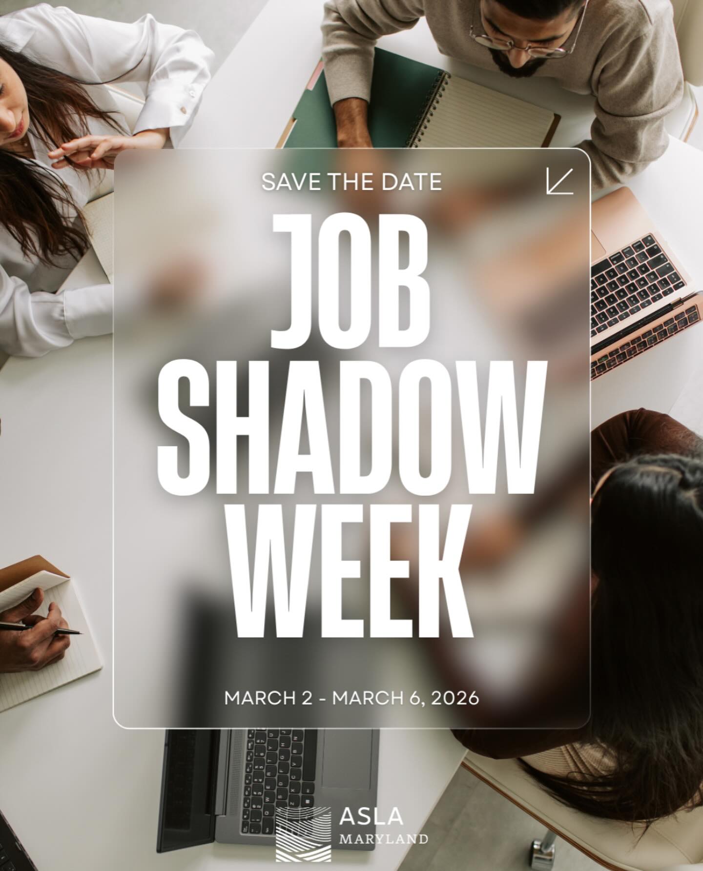 Job Shadow Week is returning March 2-6! 

We’re inviting landscape architecture firms and agencies to host students for a behind-the-scenes look at a day in the profession. 

Interested in participating? Visit the link in our bio to learn more and register. Firm and Agency Registration closes on January 30th. 

#JobShadowWeek #LandscapeArchitecture #MDASLA